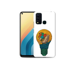 Чехол MyPads Tocco для Vivo Y30 кит в лампочке с парусами (PT149334.437.387)