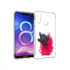 Чехол MyPads Tocco для Honor 8C медведь в дымке (PT121522.29.463)