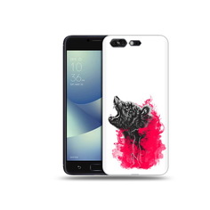 Чехол MyPads Tocco для Asus ZenFone 4 Pro (ZS551KL) медведь в дымке