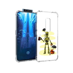 Чехол MyPads Tocco для Vivo V17 Pro прикольный робот (PT226965.387.557)