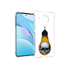 Чехол MyPads Tocco для Xiaomi Mi 10T Lite череп в лампочке (PT154732.269.676)