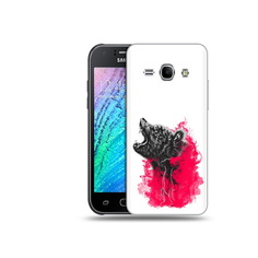 Чехол MyPads Tocco для Samsung Galaxy J1 медведь в дымке (PT12095.602.463)