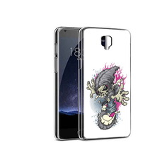 Чехол MyPads Tocco для OnePlus 3 нарисованный скелет на скейт борде (PT47261.124.512)