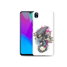 Чехол MyPads Tocco для Vivo Y91C нарисованный скелет на скейт борде (PT156610.438.512)