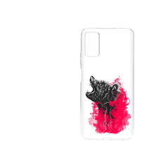 Чехол MyPads Tocco для ZTE Blade A71 (2021) медведь в дымке (PT226945.474.463)