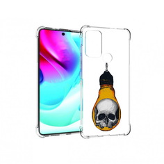 Чехол MyPads Tocco для Motorola Moto G60S череп в лампочке (PT227079.361.676)