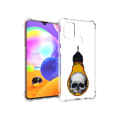 Чехол MyPads Tocco для Samsung Galaxy A21s череп в лампочке (PT149116.528.676)