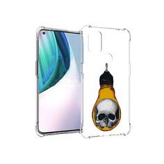 Чехол MyPads Tocco для OnePlus Nord N10 5G череп в лампочке (PT227047.129.676)