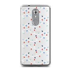 Чехол на ZTE Axon 7 "Разноцветная гирлянда" Case Place