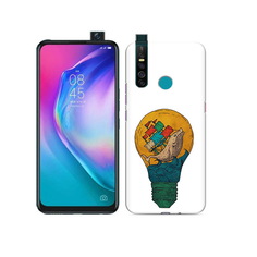 Чехол MyPads Tocco для Tecno Camon 15 Pro кит в лампочке с парусами