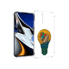 Чехол MyPads Tocco для Xiaomi Poco X4 Pro 5G кит в лампочке с парусами