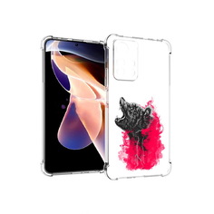Чехол MyPads Tocco для Xiaomi Redmi Note 11 Pro медведь в дымке (PT224811.282.463)