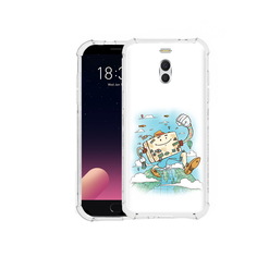 Чехол MyPads Tocco для Meizu M6 Note Счастливый чемодан