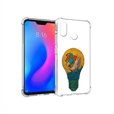 Чехол MyPads Tocco для Xiaomi Redmi 6 Pro кит в лампочке с парусами (PT113887.306.387)