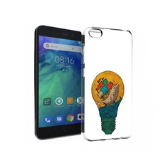 Чехол MyPads Tocco для Xiaomi Redmi Go кит в лампочке с парусами