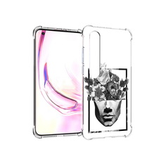 Чехол MyPads Tocco для Xiaomi Mi 10 Pro черно белая ваза в абстракции (PT144585.295.678)