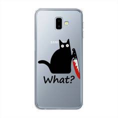 Чехол на Samsung Galaxy J6 Plus 2018 "Котик с ножом" Case Place