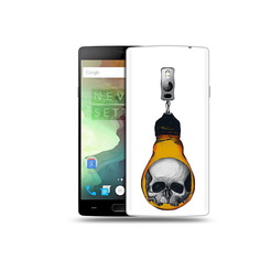 Чехол MyPads Tocco для OnePlus 2 череп в лампочке