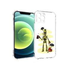 Чехол MyPads Tocco для Apple iPhone 12 Pro прикольный робот (PT157529.613.557)