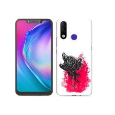 Чехол MyPads Tocco для Tecno Spark 3 Pro медведь в дымке