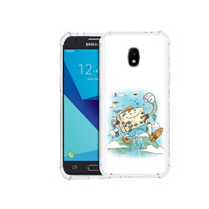 Чехол MyPads Tocco для Samsung Galaxy J3 (2017) Счастливый чемодан (PT74067.575.166)