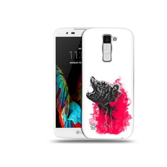 Чехол MyPads Tocco для LG K10 медведь в дымке (PT30014.80.463)