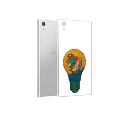 Чехол MyPads Tocco для Sony Xperia XA1 кит в лампочке с парусами (PT67093.240.387)