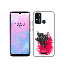 Чехол MyPads Tocco для BQ 6630L медведь в дымке