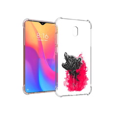 Чехол MyPads Tocco для Xiaomi Redmi 8A медведь в дымке (PT138948.272.463)