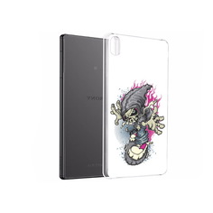 Чехол MyPads Tocco для Sony Xperia X Performance нарисованный скелет на скейт борде