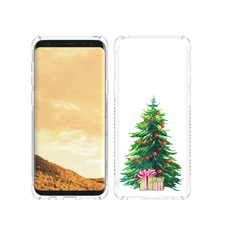 Чехол MyPads Tocco для Samsung Galaxy S9 Елка новогодняя с подарками акварель