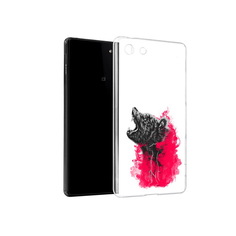 Чехол MyPads Tocco для Sony Xperia M5 медведь в дымке (PT16167.241.463)