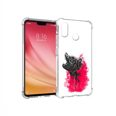 Чехол MyPads Tocco для Xiaomi Mi 8 медведь в дымке (PT110454.314.463)