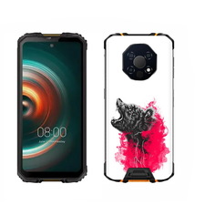 Чехол MyPads Tocco для Oukitel WP13 медведь в дымке