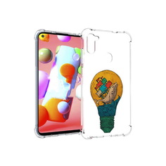 Чехол MyPads Tocco для Samsung Galaxy M11 кит в лампочке с парусами (PT147121.487.387)