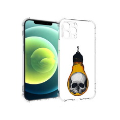 Чехол MyPads Tocco для Apple iPhone 12 Pro череп в лампочке (PT157529.613.676)
