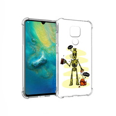 Чехол MyPads Tocco для Huawei Mate 20x прикольный робот (PT124578.30.557)