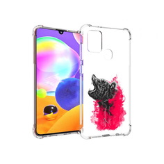 Чехол MyPads Tocco для Samsung Galaxy A21s медведь в дымке (PT149116.528.463)