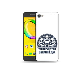 Чехол MyPads Tocco для Alcatel A5 бодибилдинг закаляй дух (PT67387.664.234)