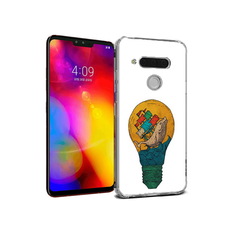 Чехол MyPads Tocco для LG V40 ThinQ кит в лампочке с парусами (PT121590.74.387)