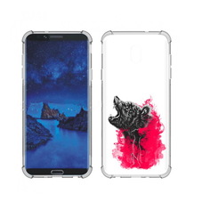 Чехол MyPads Tocco для Samsung Galaxy J7 (2018) медведь в дымке (PT226928.596.463)