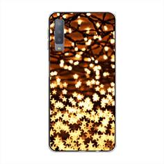 Чехол на Samsung Galaxy A7 2018 "Новогодняя гирлянда" Case Place