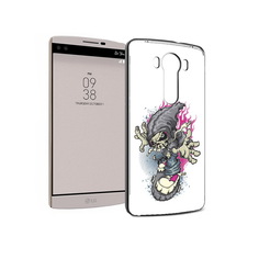 Чехол MyPads Tocco для LG V10 нарисованный скелет на скейт борде (PT25325.78.512)