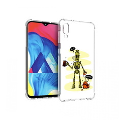 Чехол MyPads Tocco для Samsung Galaxy M10 прикольный робот (PT128878.532.557)
