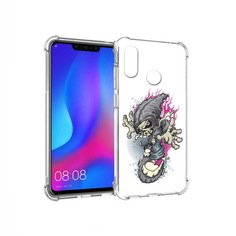 Чехол MyPads Tocco для Huawei Nova 3 нарисованный скелет на скейт борде (PT115710.27.512)