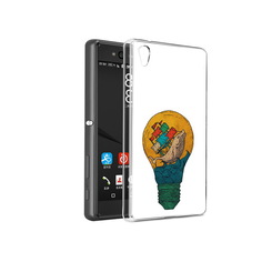 Чехол MyPads Tocco для Sony Xperia C6 кит в лампочке с парусами (PT28839.243.387)
