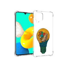 Чехол MyPads Tocco для Samsung Galaxy M32 кит в лампочке с парусами (PT161818.523.387)