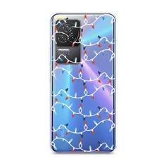 Чехол на Xiaomi Redmi K50 "Разноцветная гирлянда" Case Place