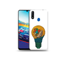 Чехол MyPads Tocco для ZTE Blade V10 кит в лампочке с парусами (PT136503.455.387)