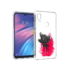 Чехол MyPads Tocco для Xiaomi Redmi Y3 медведь в дымке
